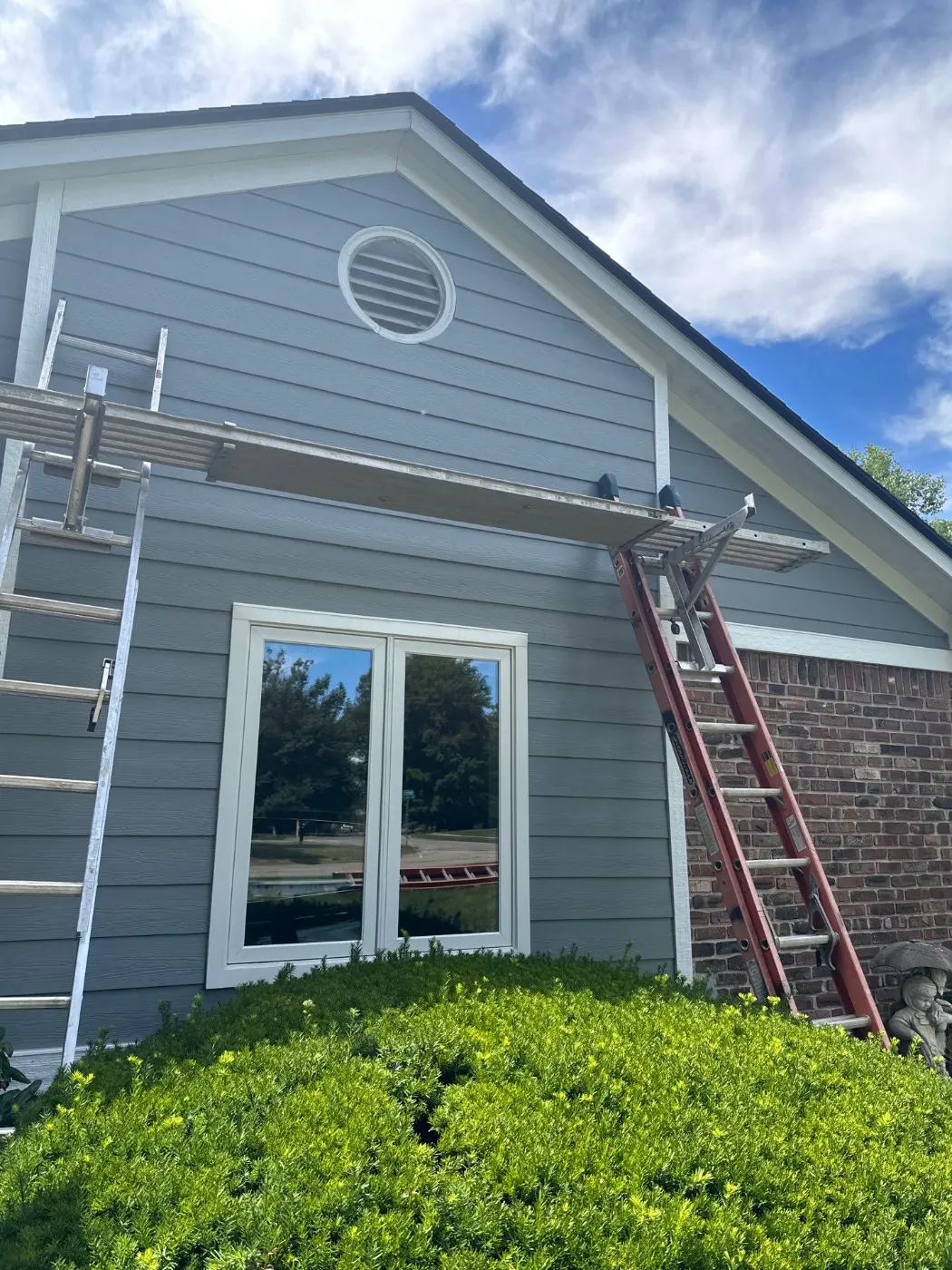 Flashing and seam work in Harvest Meadows