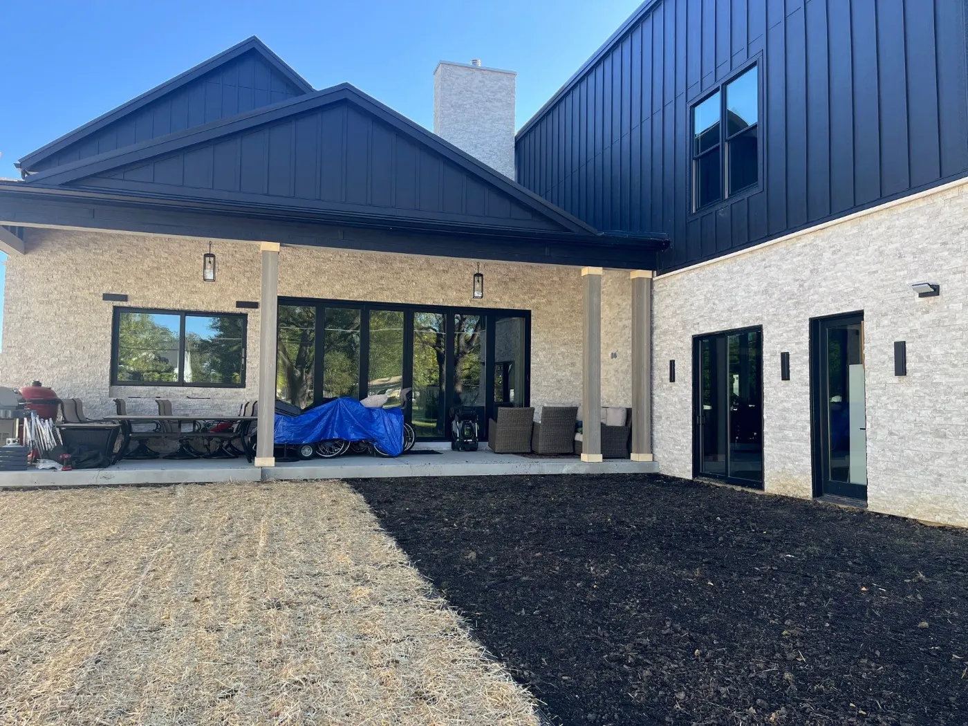 Commercial roof inspection documented in Harvest Meadows